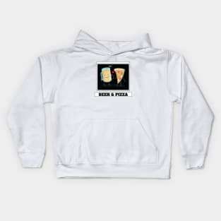 Beer and Pizza Kids Hoodie